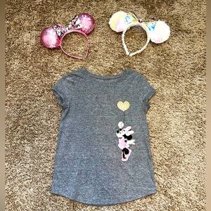 Minnie Mouse Tee and Ears Bundle
